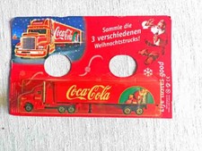 Coca Cola Weihnachts-Truck 027 LKW Anhänger grün ca. 18 cm Werbung