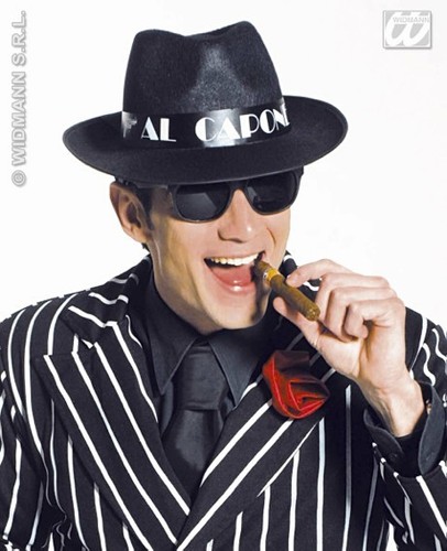 CAPPELLO AL CAPONE IN FELTRO CARNEVALE | eBay