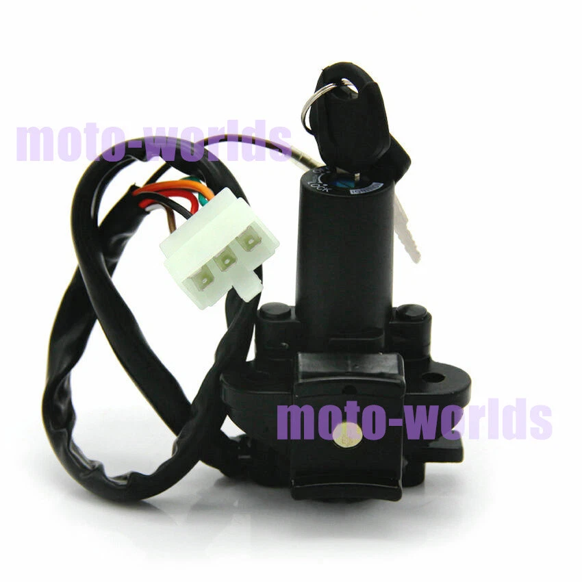 Llaves de interruptor de encendido para Kawasaki Ninja ZX6R ZX600F 95-97 Ninja ZX6 ZX600E 93-00 Foto 4 de 4