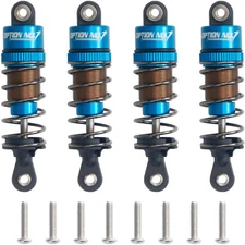 Aluminum Oil Shock Absorber 62mm Damper For Tamiya TT-01 TT-02 RC On-Road Car