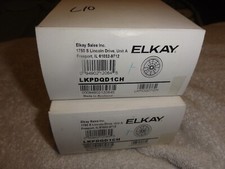 LOT of 2 Elkay LKPD QD1CH Charcoal Grey 3 1/2" Sink Drain/Strainer Kit NIB NEW