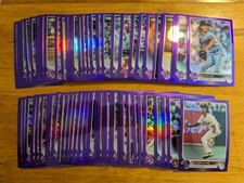 2022 Topps Chrome Update Purple Refractors singles you pick fill your set