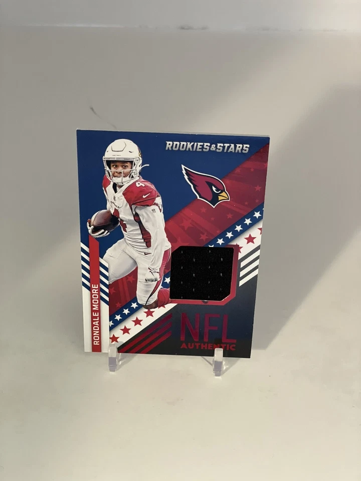 2022 NFL Rookies and Stars Rondale Moore NFL Authentic Patch Player worn  #NA-RM - Image 3 of 4