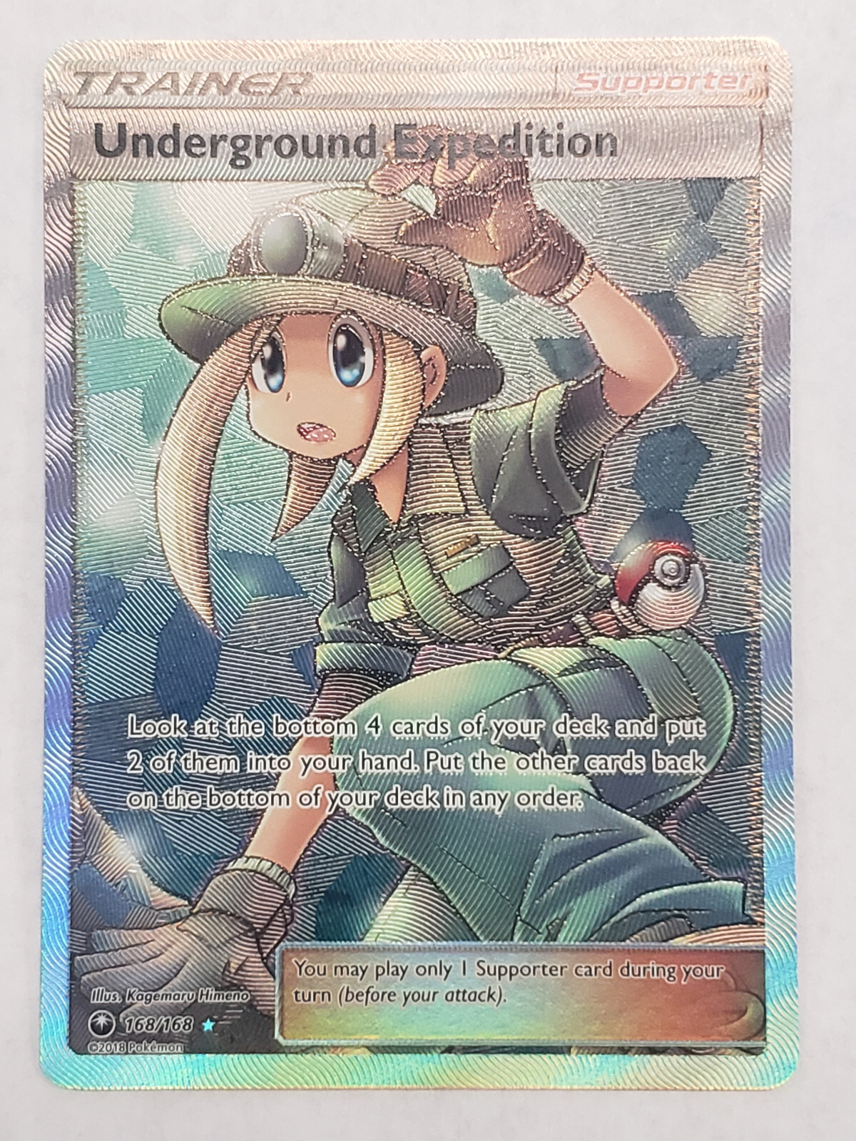 Underground Expedition (Full Art) NM #168 SM - Celestial Storm Pokemon
