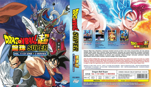 DVD ANIME DRAGON BALL SUPER Vol.1-131 End + 3 MOVIE ENGLISH VERSION Region All - Picture 3 of 5
