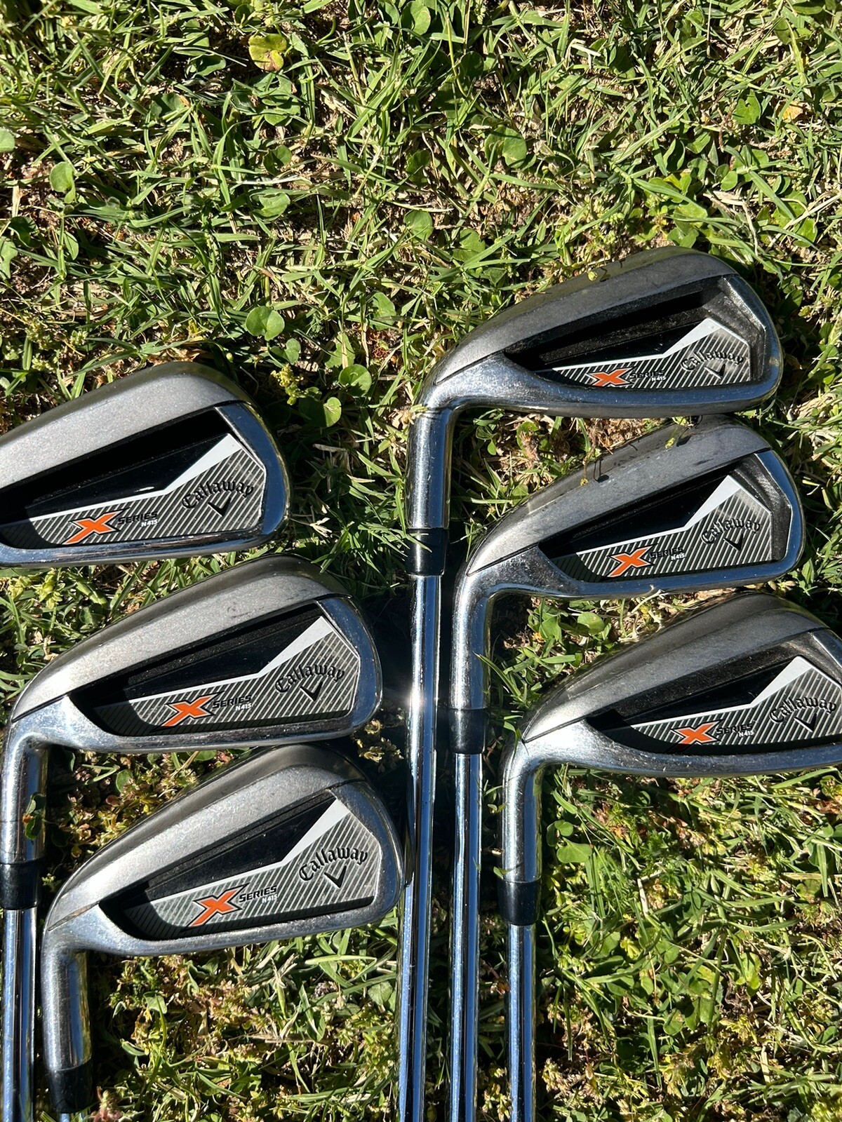 Callaway X Series N415 LEFT HAND 4.5.6.7.8.9 Steel Uniflex Nice Iron