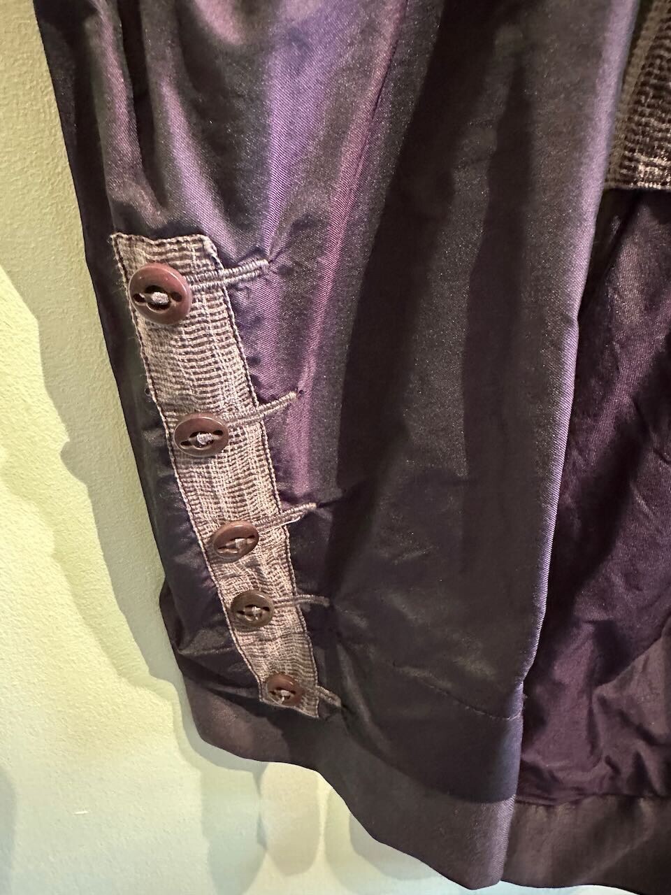 Aventures des toiles purple linen jacket, good used condition image 9
