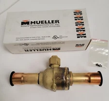 MUELLER REFRIGERATION CYCLEMASTER BALL VALVE B35379 (A17865). 1-1/8"