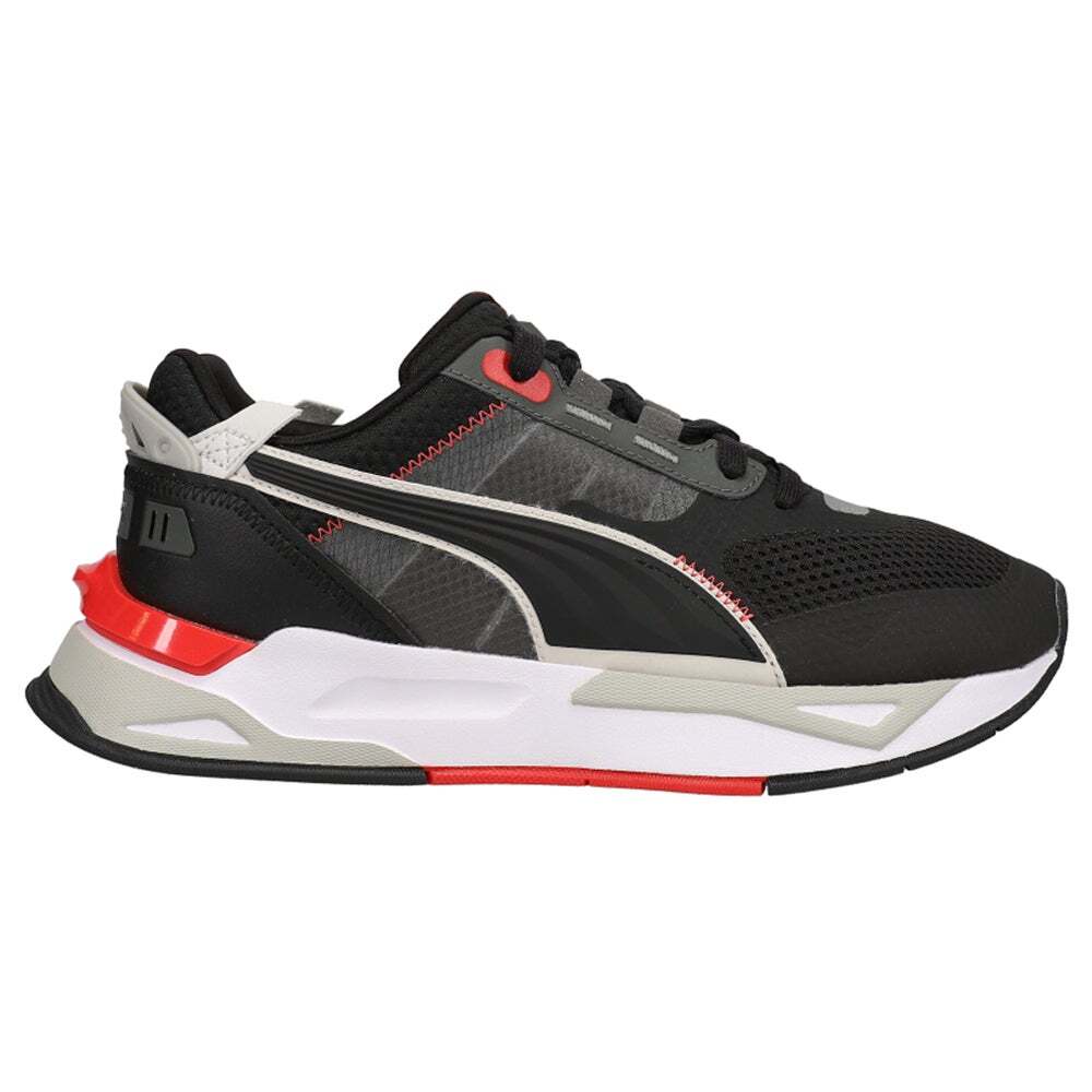 Puma Mirage Sport Tech Lace Up  Mens Black, Grey Sneakers Casual Shoes 383107-03