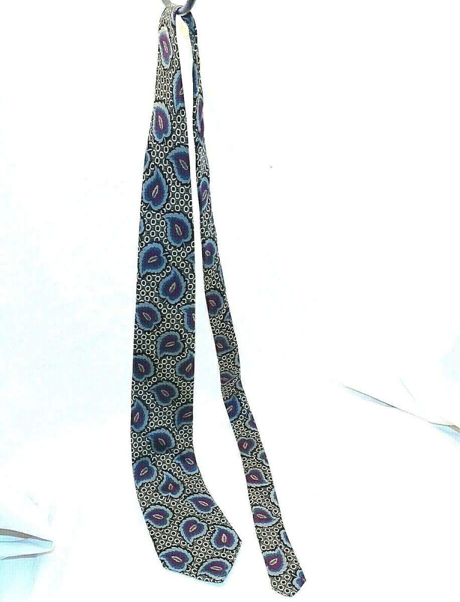 Cravate Liberty Of London Pour Target - Motif Paisley 100% Soie - Longueur Classique - Occasion