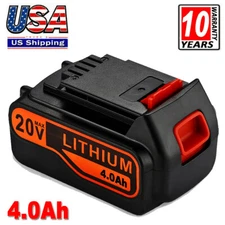 20V For Black & Decker Lithium Ion 4.0 Ah Battery 20 Volt Li-Ion LBXR20 LB2X4020