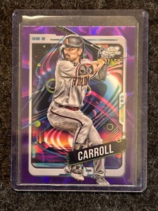 2024 Topps Cosmic Chrome Corbin Carroll Purple Nebula /150 #178