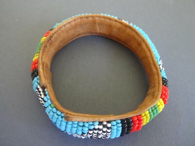 parure ethnique perles tissées - Artisan Nomade
