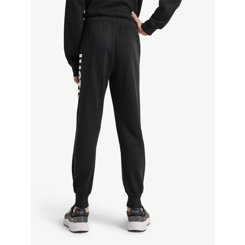 Justice Girl's Basic Fleece Jogger, Size L Black --W1-- - Picture 2 of 4