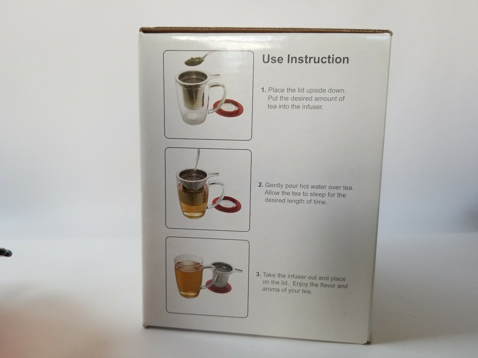 ForLife NewLeaf Teaware Tall Tea Mug Glass with Infuser 16 oz Lime Lid eBay