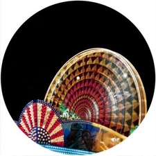 Slipmat Slip Mat Pad Felt for any 12" Turntable LP DJ Record Player FAIRGROUND 1