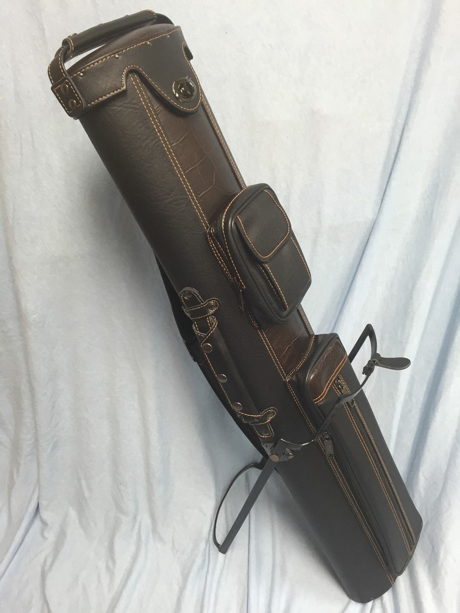 J&J Stand Cue Case 3 Butt 5 Shaft 3x5 Croc Accents PC35X W J&J Stand Cue Case 3 Butt 5 Shaft 3x5 Croc Accents PC35X W