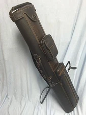 J&J Stand Cue Case 3 Butt 5 Shaft 3x5 Croc Accents PC35X W/ Free Shipping