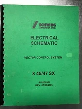 SCHWING  S 45/47 SX  Electrical Schematic Vector Control System  10206556