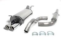 TA Technix Auspuffanlage 2X80MM FÜR Audi A3 TYP 8L / VW Golf IV TYP 1J