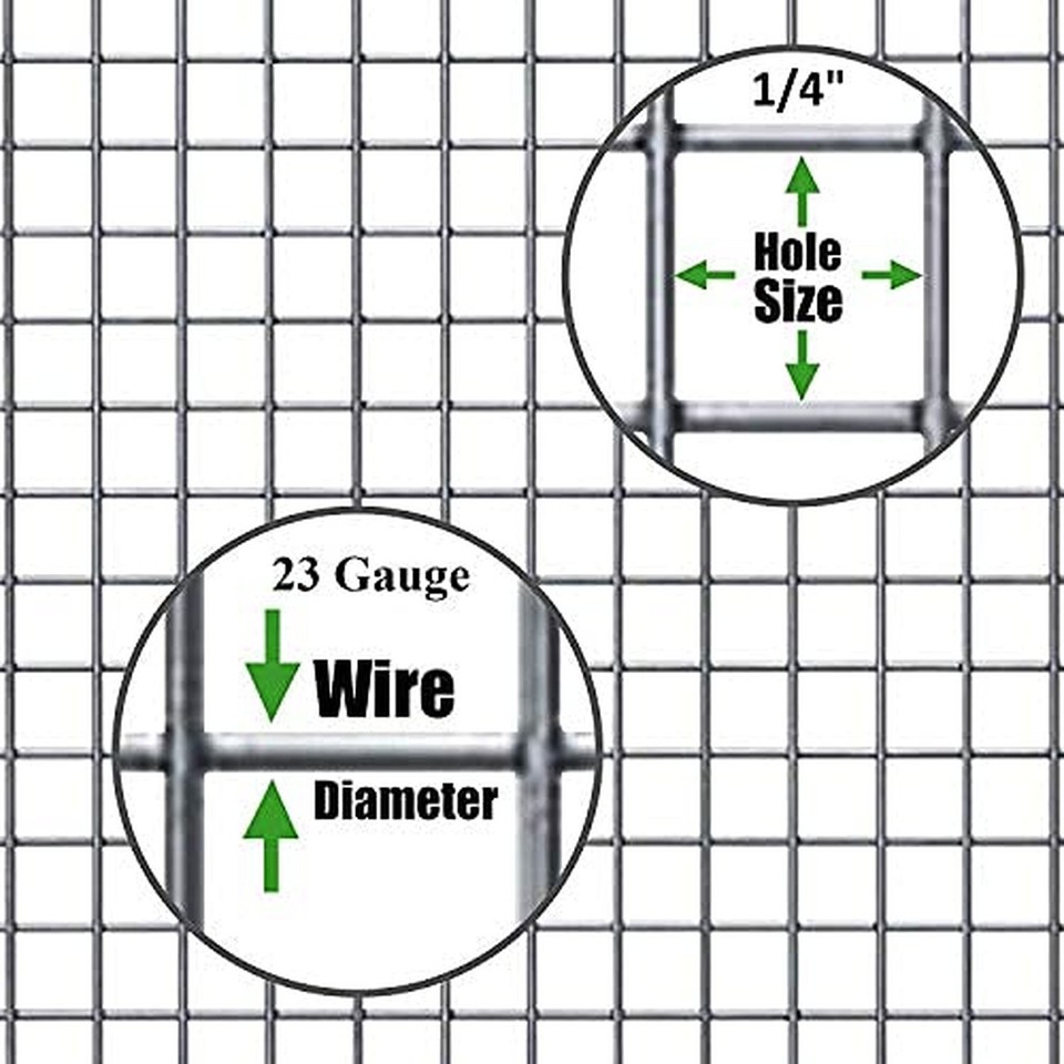 PS Direct Hardware Cloth 24 Inch x 50 Foot Multipurpose Galvanized