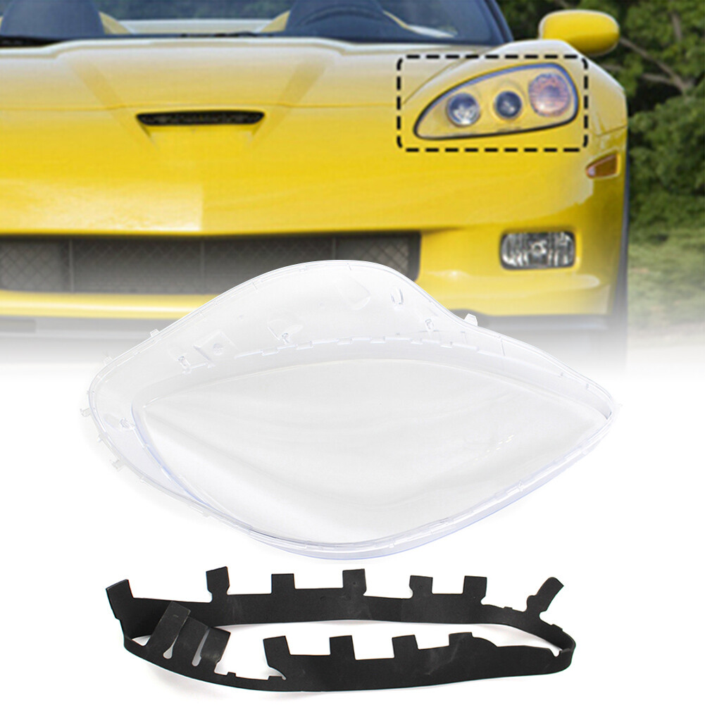 1*Clear Headlight Lens head light Cover for Chevrolet Corvette C6 2005-2013 Left