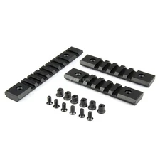 3PCS KEYMOD ALUMINUM Rail Mount Section 5 5 8 Slot Picatinny Weaver