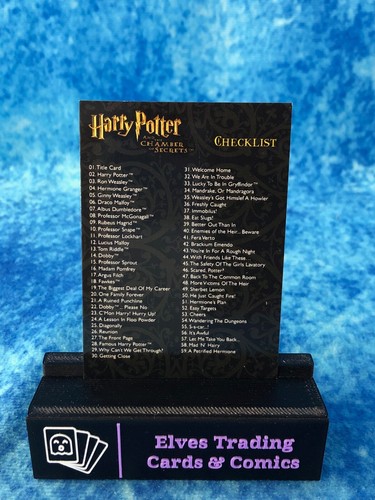 Harry Potter and the Chamber of Secrets SINGLE Non-Sport Trading by Artbox 2006 - Picture 181 of 182