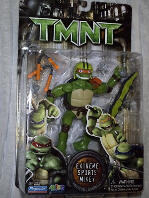 2007 Playmates TMNT Movie Teenage Mutant Ninja Turtles Extreme Sports Mikey MOC