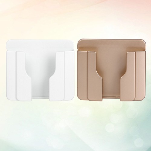 2 Pcs Bedside Phone Mount Wall-mounted Charging Rack Cell Holder Stand - Picture 11 of 11