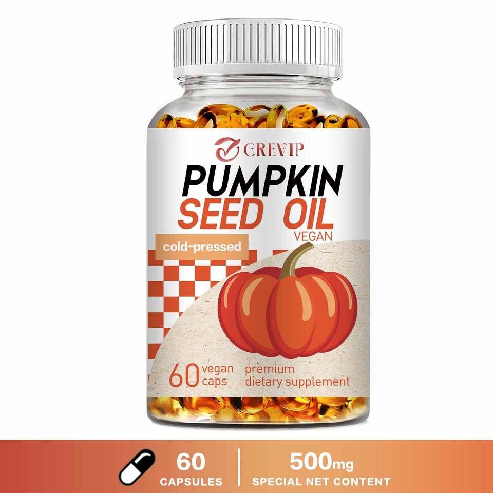 Pumpkin Seed Oil Capsules Mens Health, Urinary & Bladder Support
