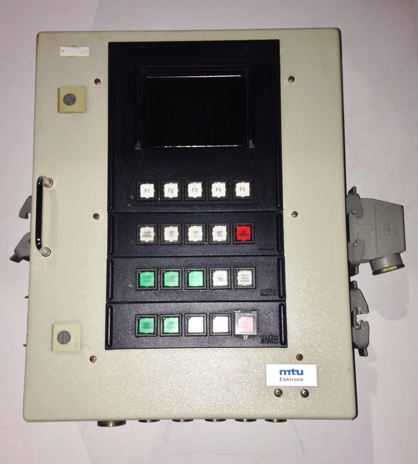 MTU 8/12/16V2000 Local Operator Panel (LOP), 5185309864 / S0001, 518 ...