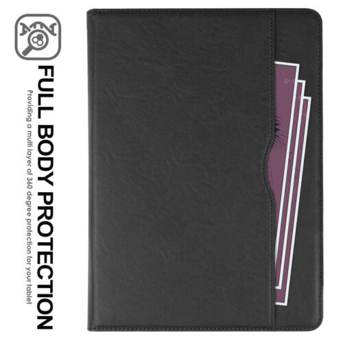 Leather Flip Smart Stand Case Cover For iPad Pro Mini 10.2" 10.9" 10.5" 9.7" 8.3 - Picture 4 of 6