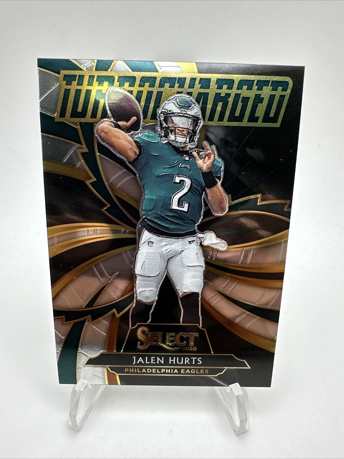 🏈 Jalen Hurts RC 2020 SELECT TURBOCHARGED Rookie #T25 SP Insert Eagles