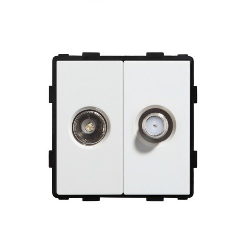 Wippschalter Steckdose Lichtschalter Dimmer Bewegungsmelder Aluminium Luxus-Time - Bild 26 von 62