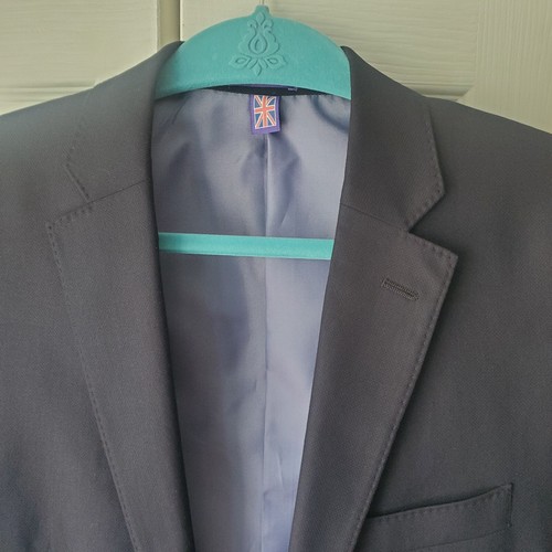 The Saville Row & Company Men''s Dark Blue Formal Blazer Single Breasted 38R - Picture 5 of 14