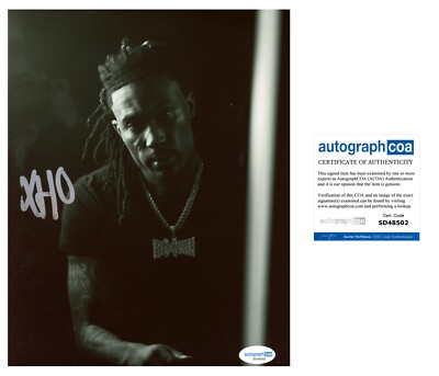 HUNXHO SIGNED LETS GET IT RAPPER 8x10 PHOTO - ACOA COA