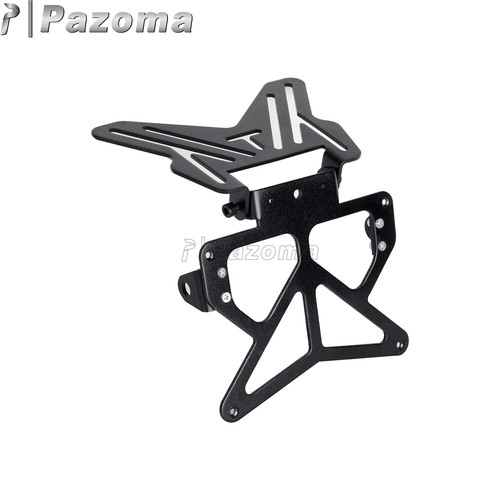Motorcycle Number Plate Hanger Bracket Slide In License Plate Mounts Universal - Picture 5 of 10
