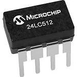 Microchip Technology,24LC512-I/P,PROM  EPROM  EEPROM-60Pack