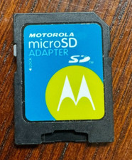 Motorola Micro SD Adapter MicroSD OEM Adapted For Micro SD Memory