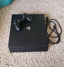 Sony PlayStation 4 PRO 1TB Gaming Console Black with The Last Guardian BOLT  AXTION Bundle Like New 