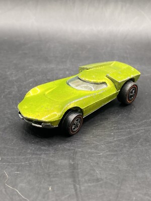 Hot Wheels Redline Turbofire Antifreeze Green White Int USA