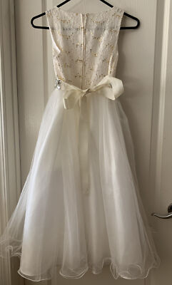 My Best Kid Sz 13-14 Jr Bridesmaid Easter Formal Holiday Dress Ivory Made In USA | eBay My Best Kid Sz 13-14 Jr Bridesmaid Easter Formal Holiday Dress Ivory Made In USA | eBay