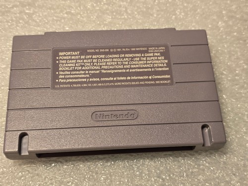 WWF WrestleMania (Super Nintendo Entertainment System, 1991) Cartridge Only - Picture 2 of 2