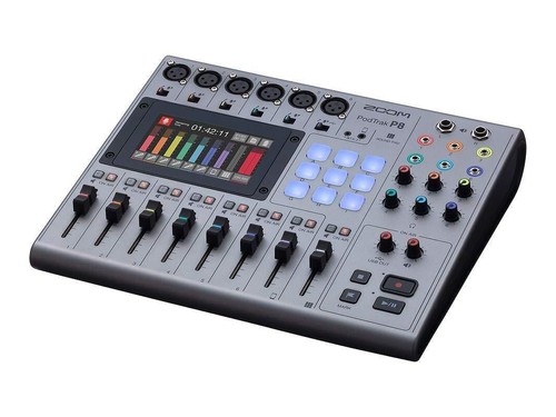 ZOOM PodTrak P8 The Ultimate Workstation for Podcasters Multi-Track Recorder New - Picture 3 of 5