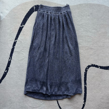 NWT Golden Goose Silver Blue Shimmer Midi/Maxi Skirt Size S Navy Lurex