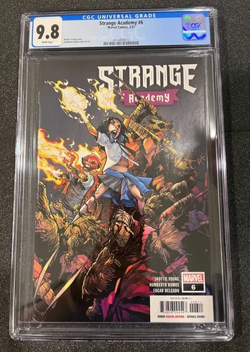 Strange Academy #6, Ramos, CGC 9.8 White Pages, 1st Hollow on cover