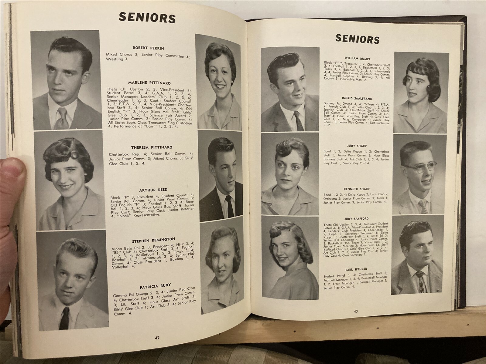 1958 Minerva Deland High School Annual Yearbook Freeport New York NY eBay