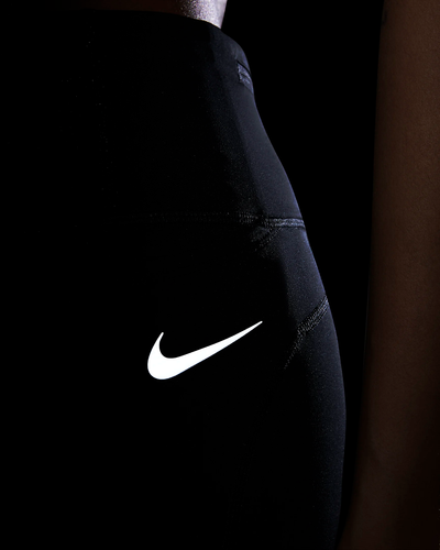 NIKE FAST 7" WOMEN'S RUNNING MID RISE REFLECTIVE SHORTS BLACK # CZ9165-NWT - Picture 9 of 10