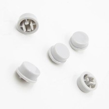 100PCS Gray Round Tactile Button Caps For 12 12 7.3mm Tact Switches